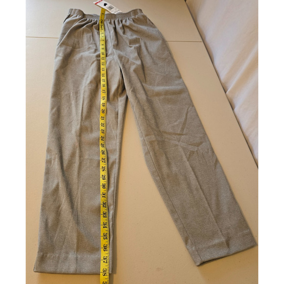 Alfred Dunner Comfort Waist Pants Women's 8 Proportioned Short Gray Pull On NWT - Picture 12 of 16